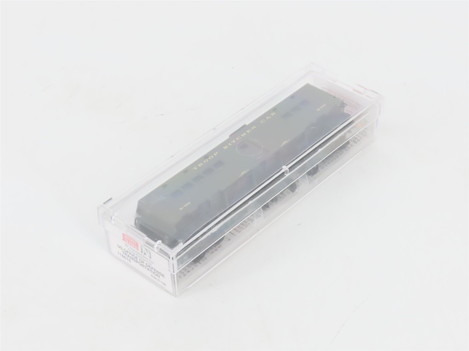 N Scale Micro-Trains MTL 118010 US Office Of Defense 50' Troop Kitchen #K-100