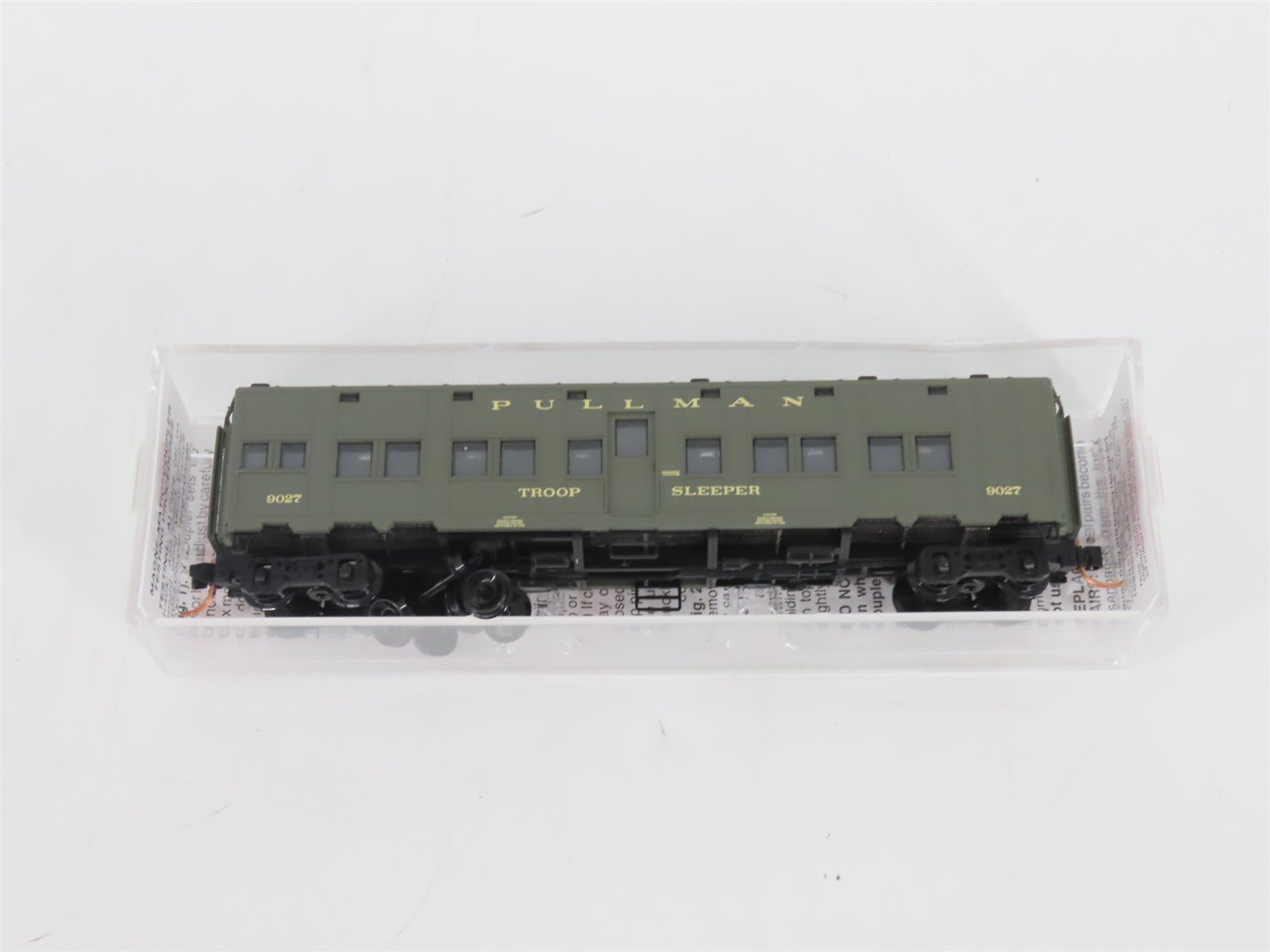 N Scale Micro-Trains MTL 11600012 U.S. Office Of Defense 50' Troop Sleeper #9027