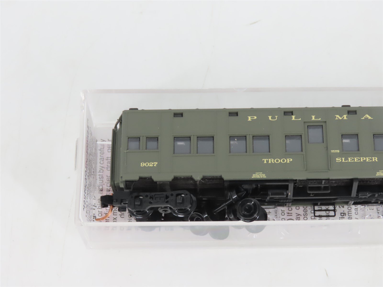N Scale Micro-Trains MTL 11600012 U.S. Office Of Defense 50' Troop Sleeper #9027