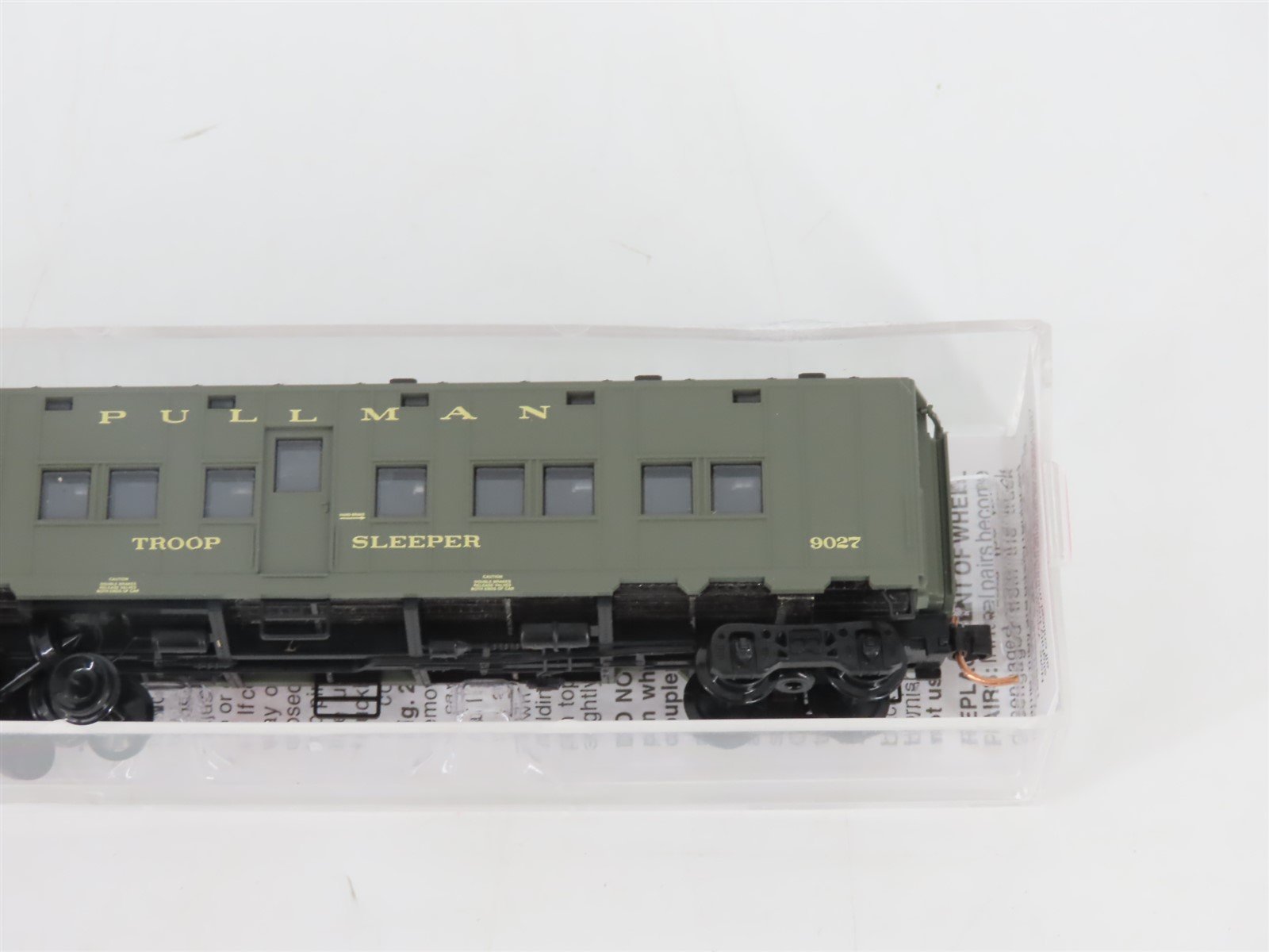 N Scale Micro-Trains MTL 11600012 U.S. Office Of Defense 50' Troop Sleeper #9027