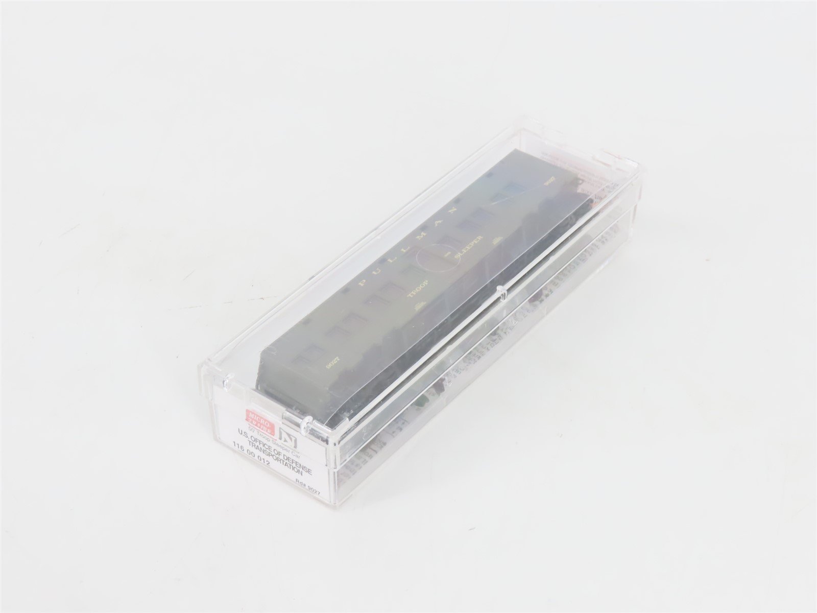N Scale Micro-Trains MTL 11600012 U.S. Office Of Defense 50' Troop Sleeper #9027