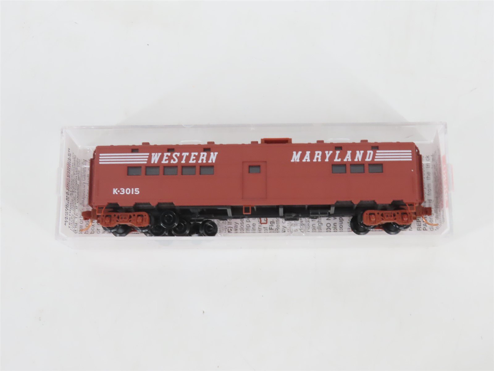 N Scale Micro-Trains MTL 11800030 WM Western Maryland 50' Troop Kitchen #K-3015