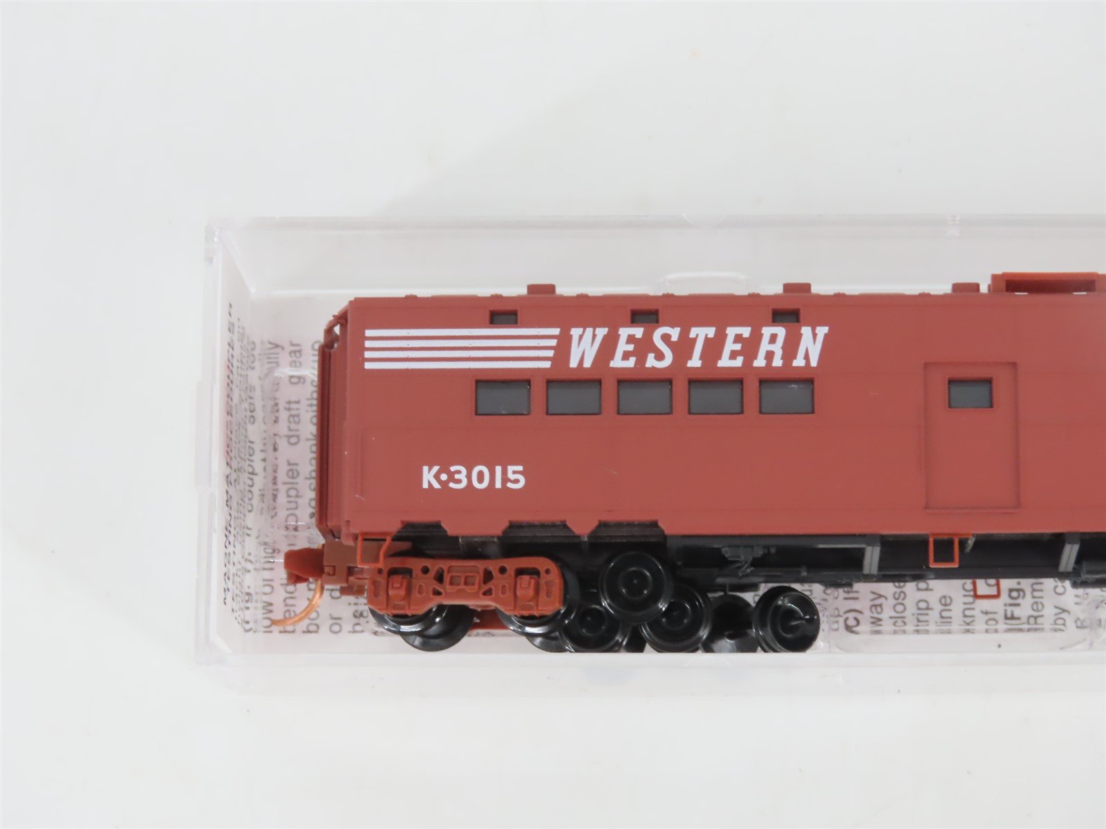 N Scale Micro-Trains MTL 11800030 WM Western Maryland 50' Troop Kitchen #K-3015