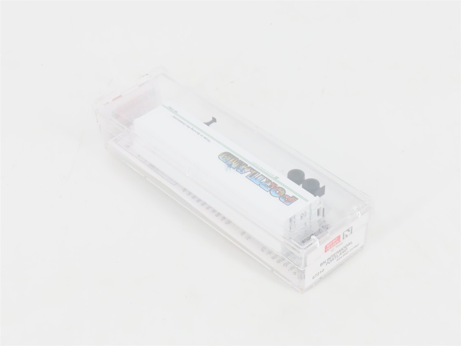N Scale Micro-Trains MTL 67210 BNZ BN Intermodal 45' Trailer Portland #237862