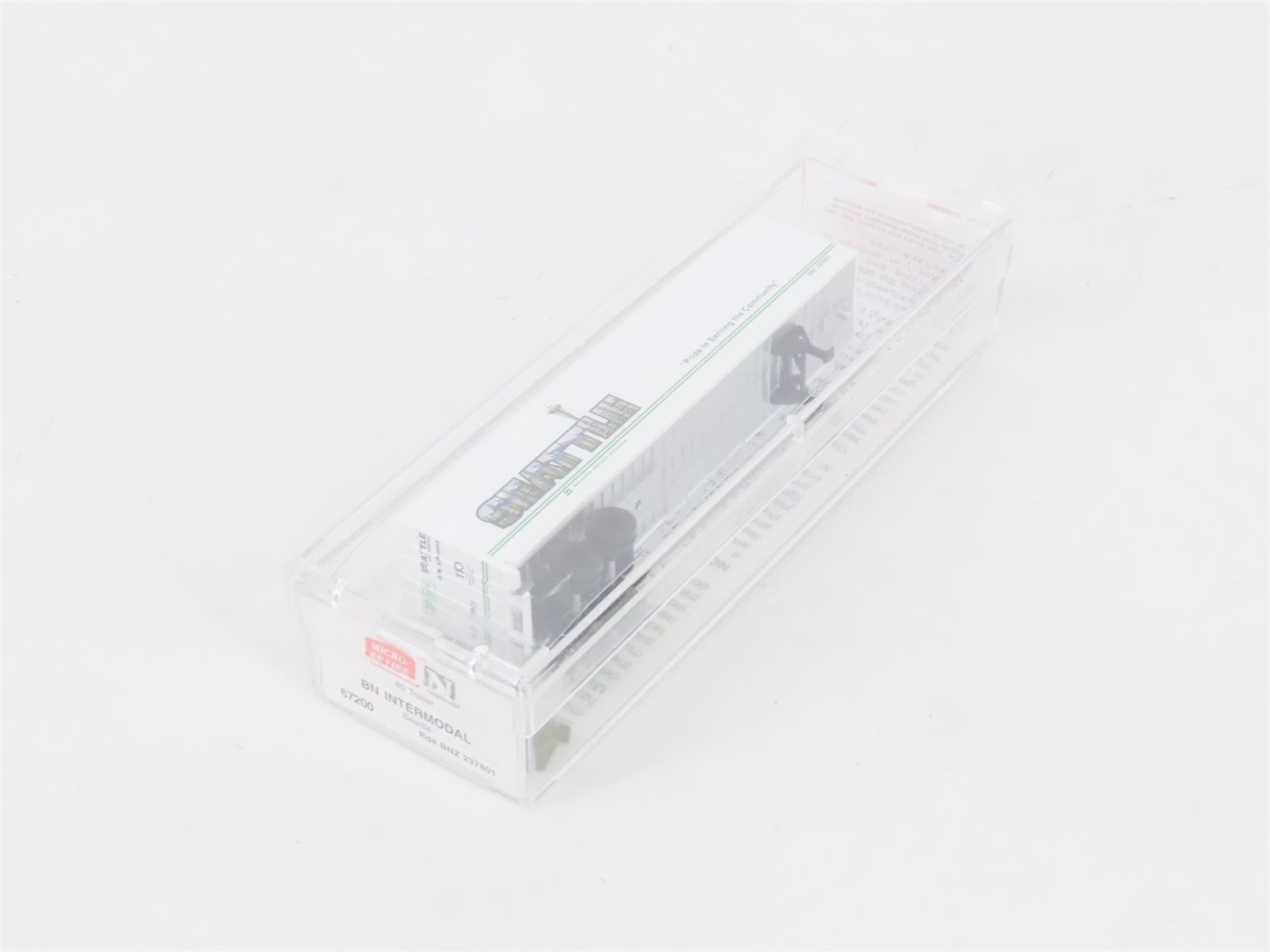 N Scale Micro-Trains MTL 67200 BNZ BN Intermodal 45' Trailer Seattle #237801