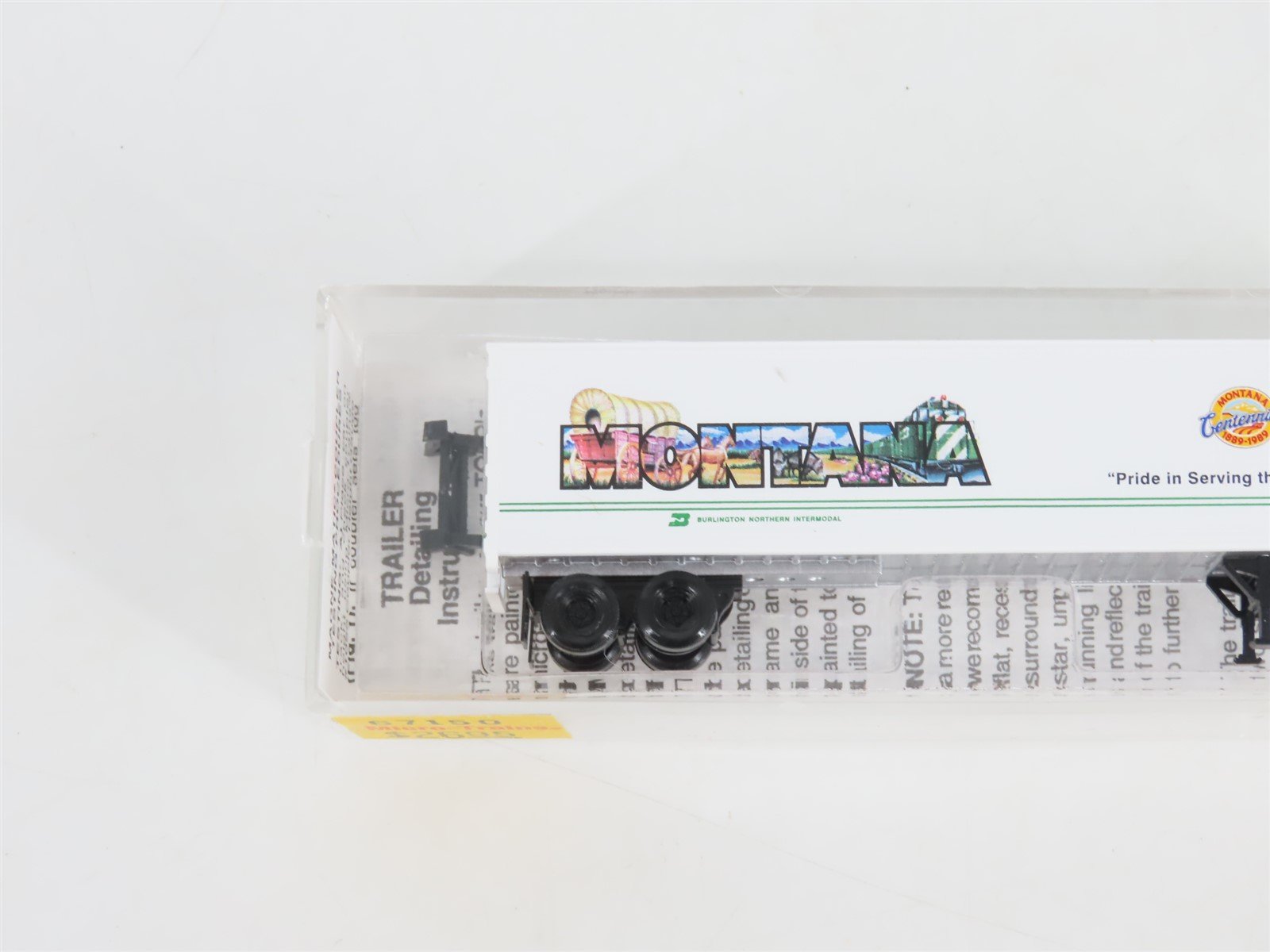 N Scale Micro-Trains MTL 67150 BNZ BN Intermodal 45' Trailer Montana #237884