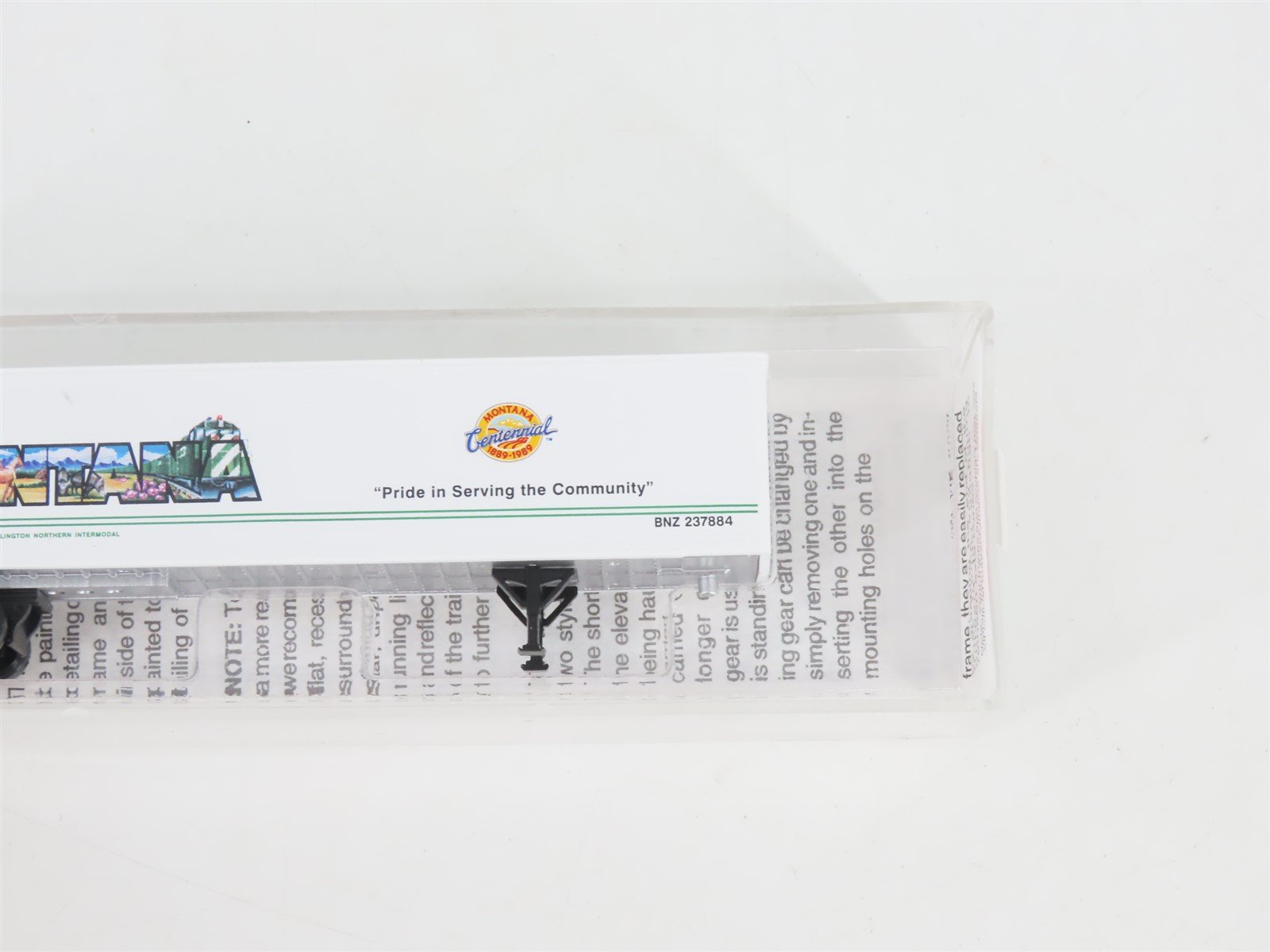 N Scale Micro-Trains MTL 67150 BNZ BN Intermodal 45' Trailer Montana #237884