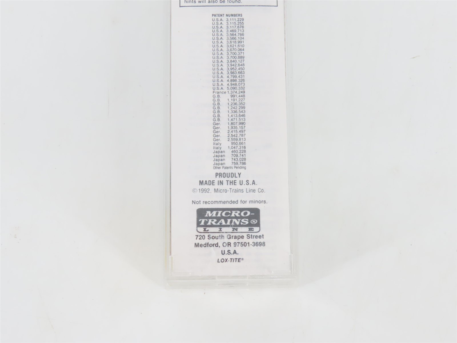 N Micro-Trains MTL 67080 BNZ BN Burlington Northern 45' Trailer Chicago #237819