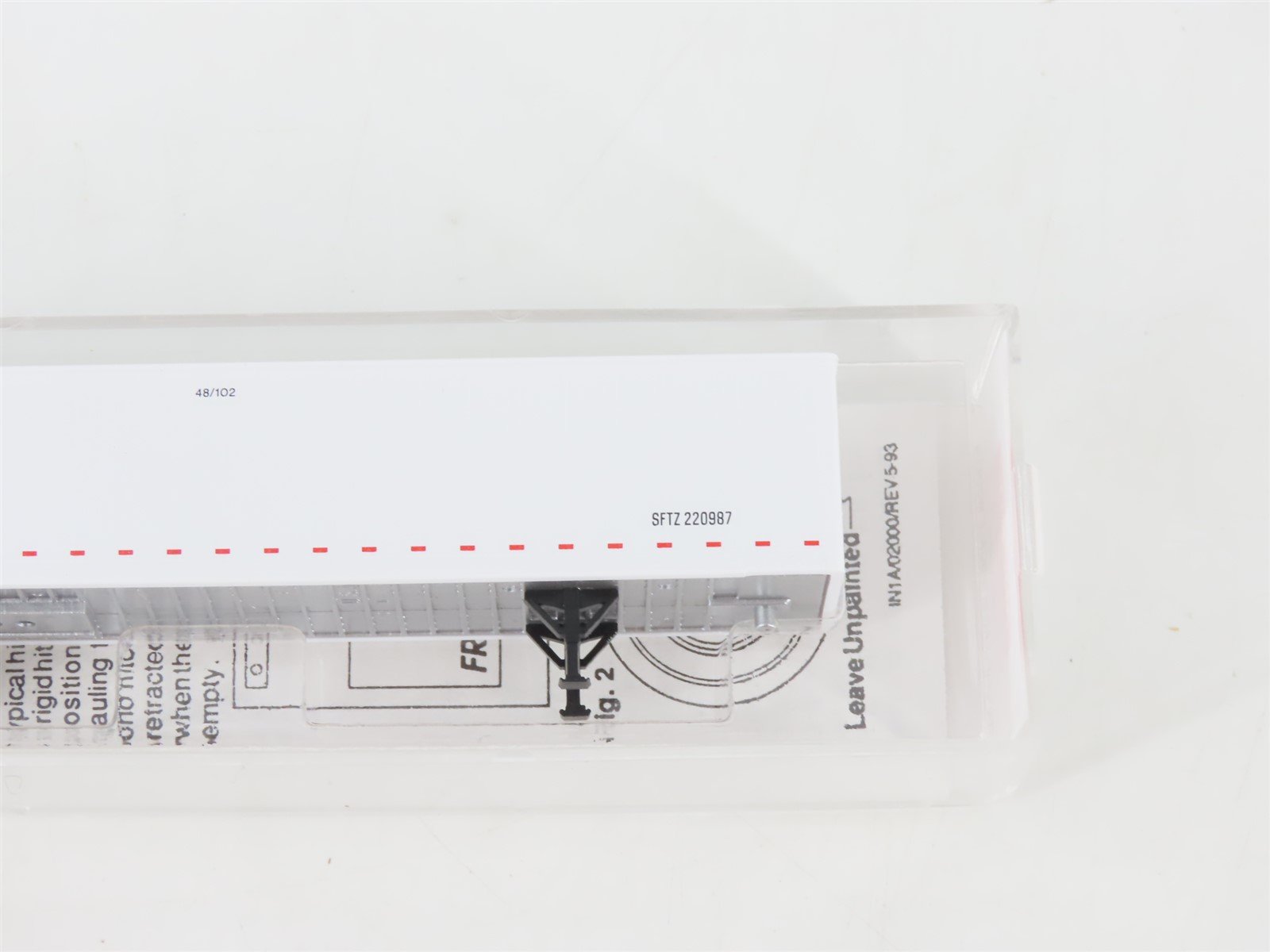 N Scale Micro-Trains MTL 68060 SFTZ BNSF Railway 48' Trailer #220987