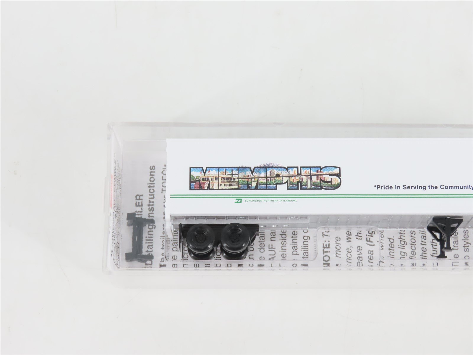 N Scale Micro-Trains MTL 67190 BNZ BN Intermodal 45' Trailer Memphis #237875