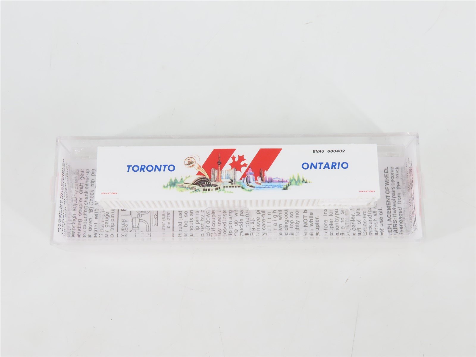 N Scale Micro-Trains MTL 08100740 BNAU 48' Container Toronto-Ontario #680402