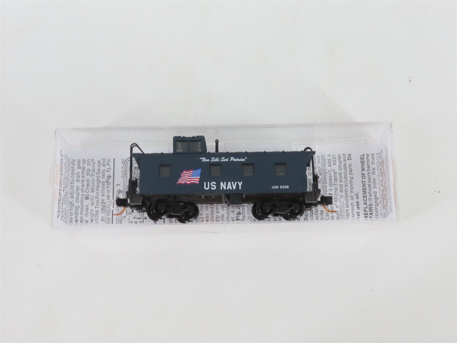 N Scale Micro-Trains MTL 10000310 USN U.S. Navy 36' Offset Cupola Caboose #2008