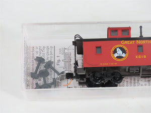 N Micro-Trains MTL 51110 GN Great Northern Glacier National Park Caboose #X619