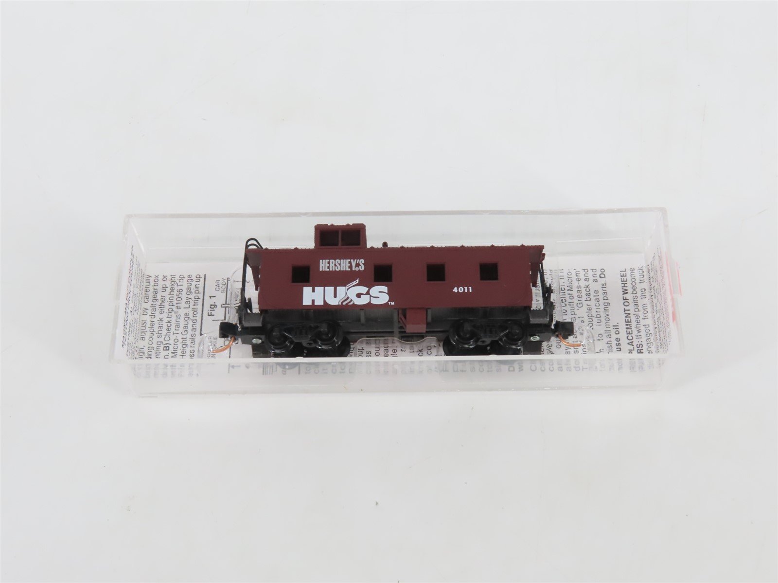 N Scale Micro-Trains MTL 100120 Hershey Hugs 36' Offset Cupola Caboose #4011