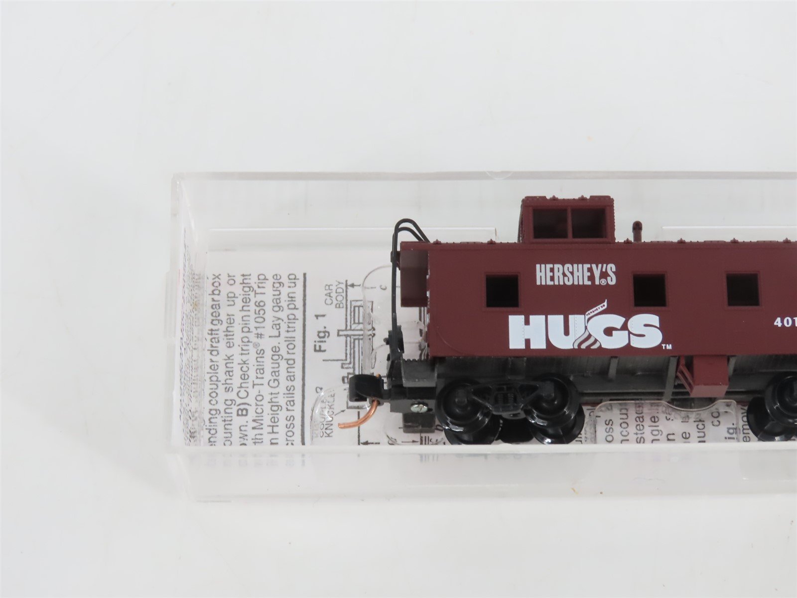 N Scale Micro-Trains MTL 100120 Hershey Hugs 36' Offset Cupola Caboose #4011