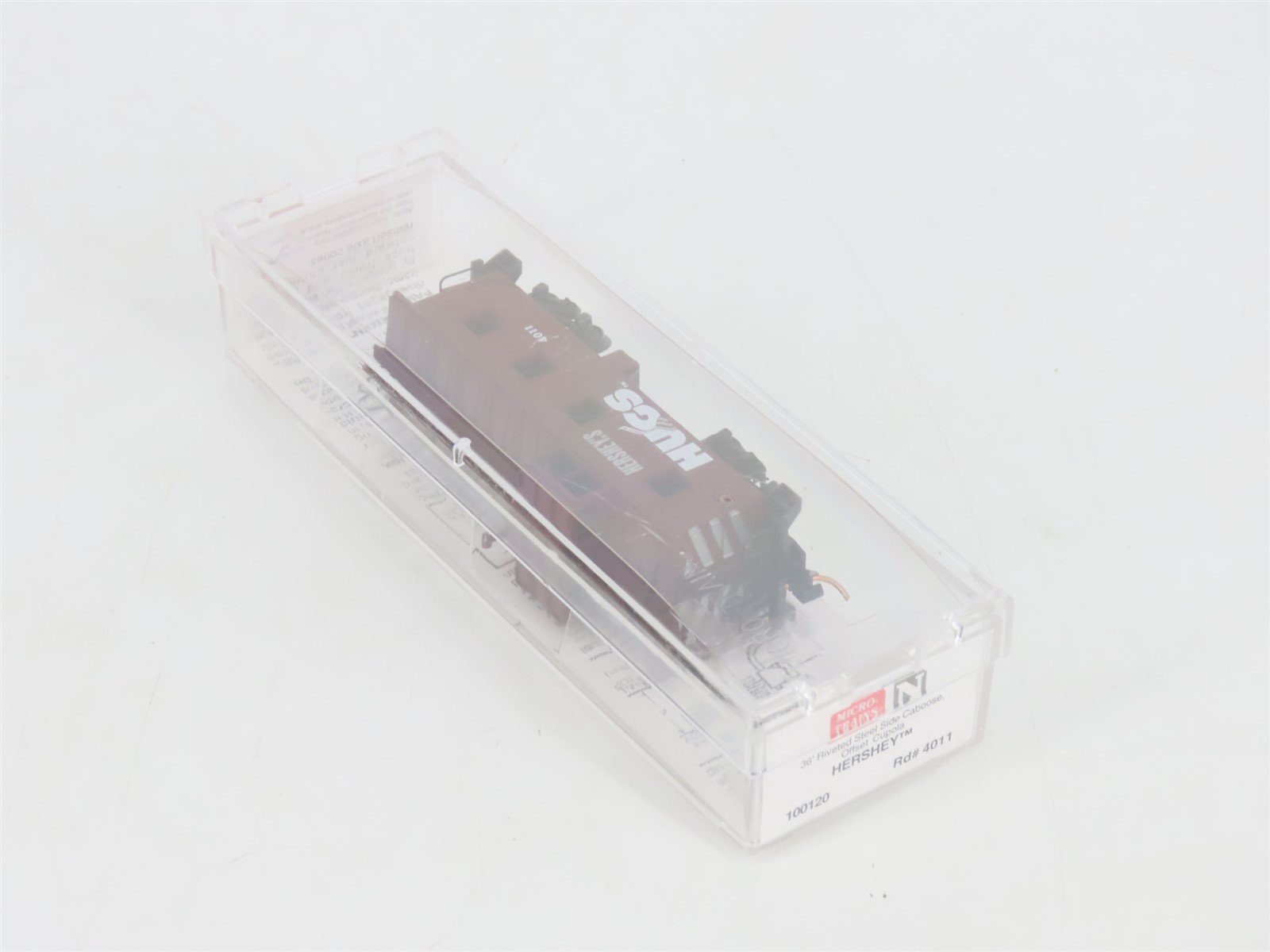 N Scale Micro-Trains MTL 100120 Hershey Hugs 36' Offset Cupola Caboose #4011