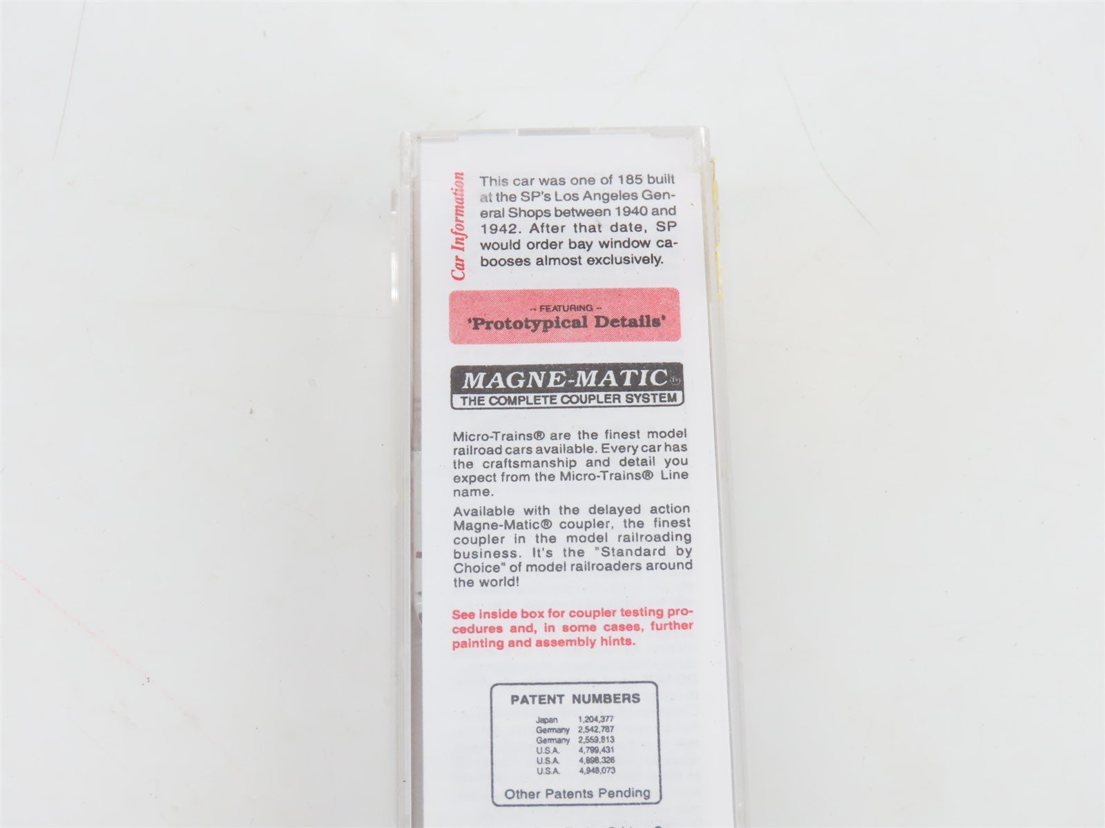 N Scale Micro-Trains MTL 100050 SP Southern Pacific 36' Caboose #1134