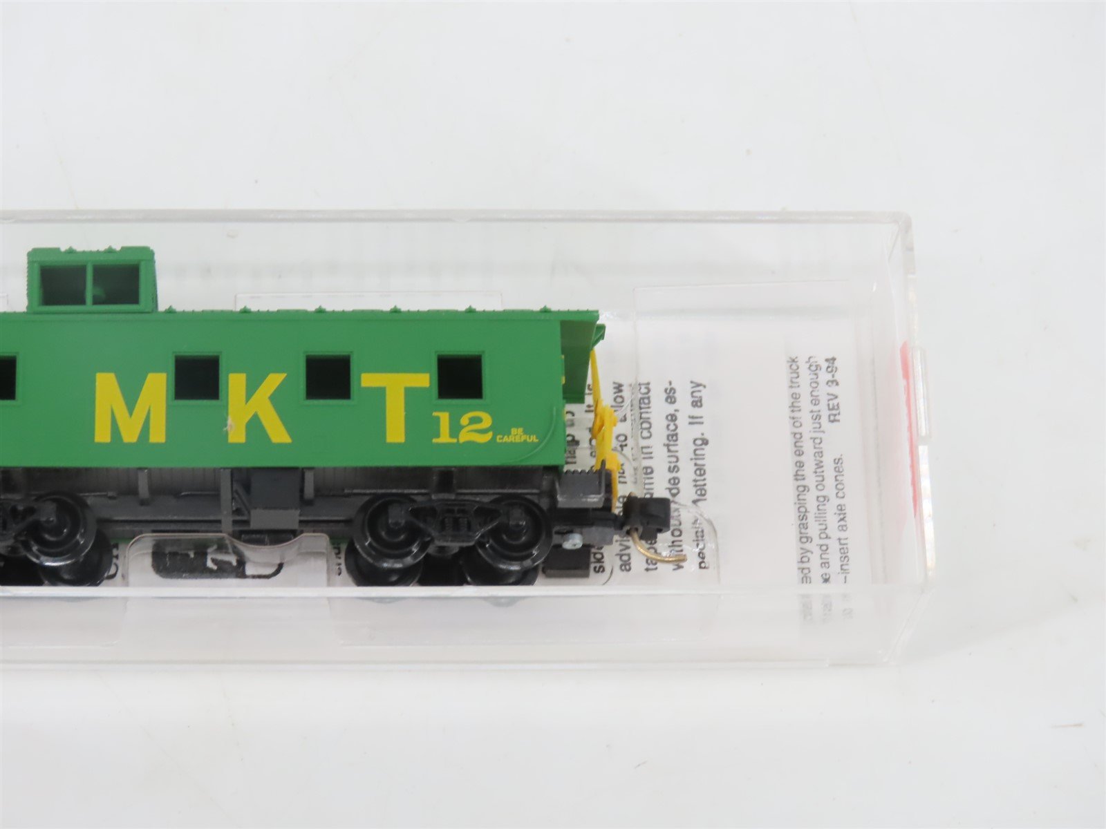 N Scale Micro-Trains MTL 100040 MKT Missouri Kansas Texas 36' Caboose #12