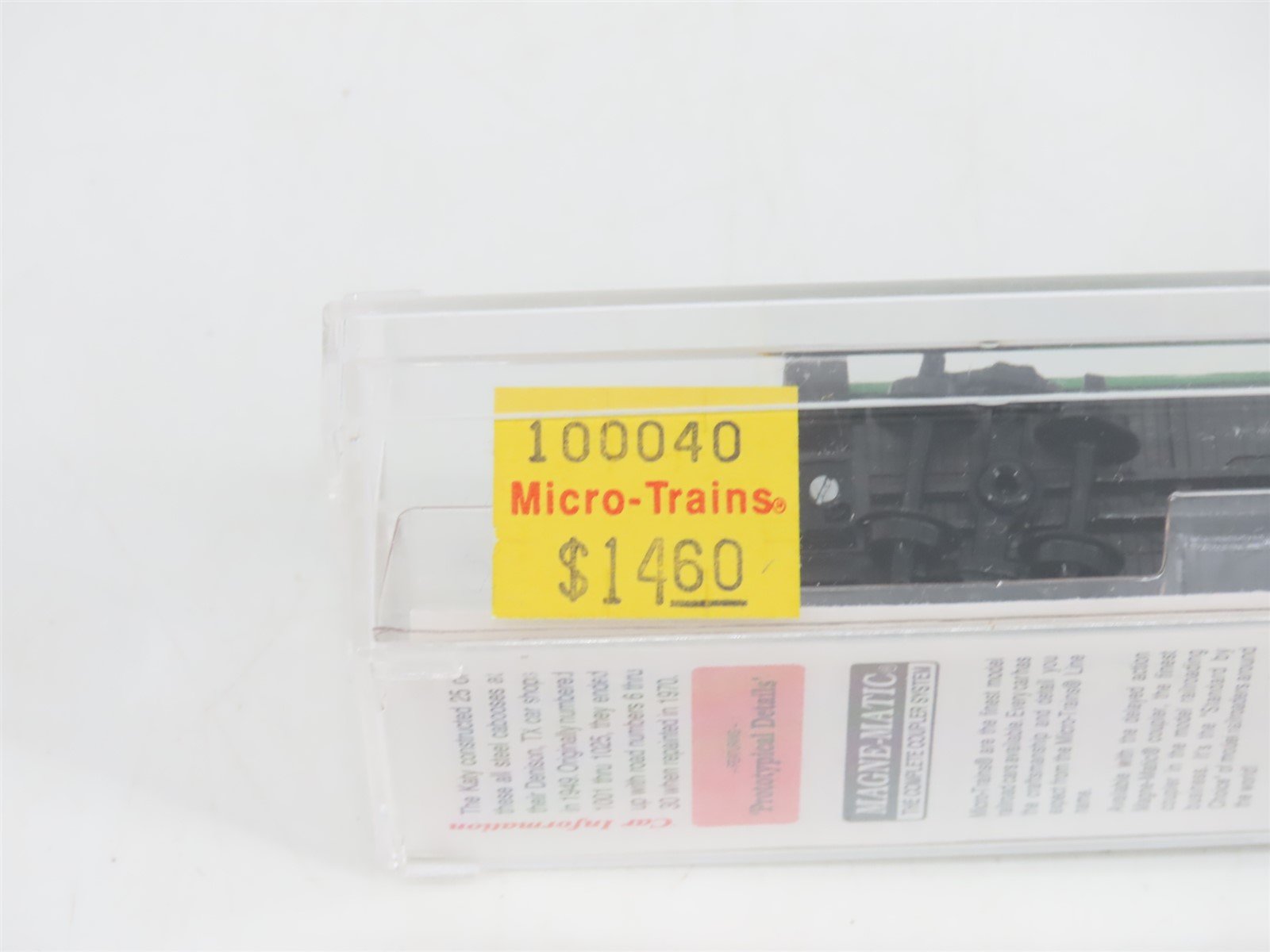 N Scale Micro-Trains MTL 100040 MKT Missouri Kansas Texas 36' Caboose #12