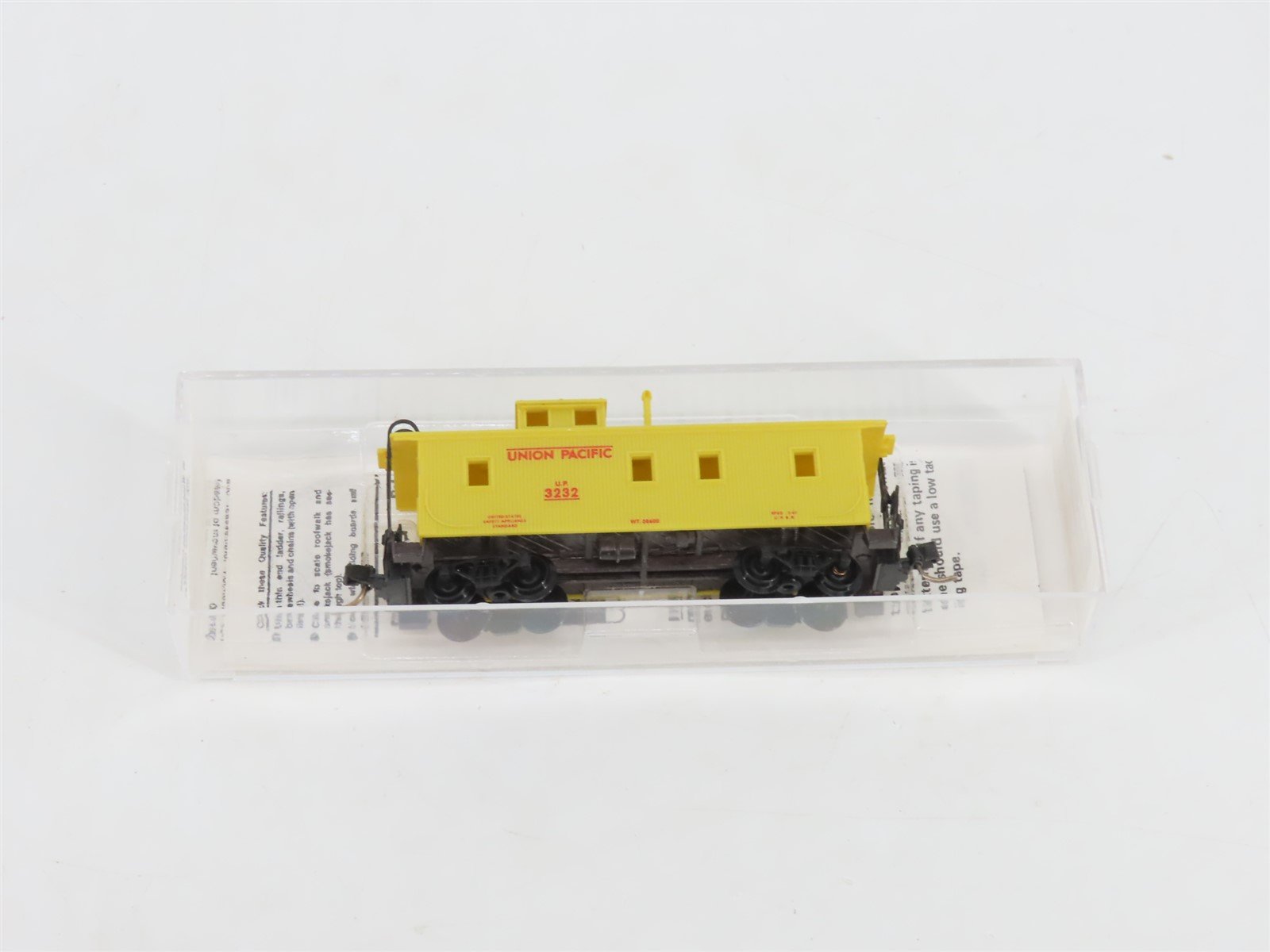N Scale Micro-Trains MTL 50100 UP Union Pacific 34' Wood-Sheathed Caboose #3232