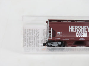 N Scale Micro-Trains MTL 92150 HFC Hershey's Cocoa 2-Bay Centerflow Hopper #6011