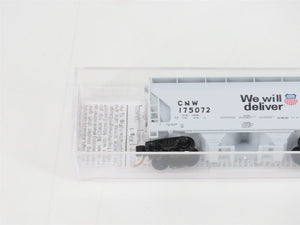 N Scale Micro-Trains MTL 92130 UP/CNW 2-Bay Covered Centerflow Hopper #175072