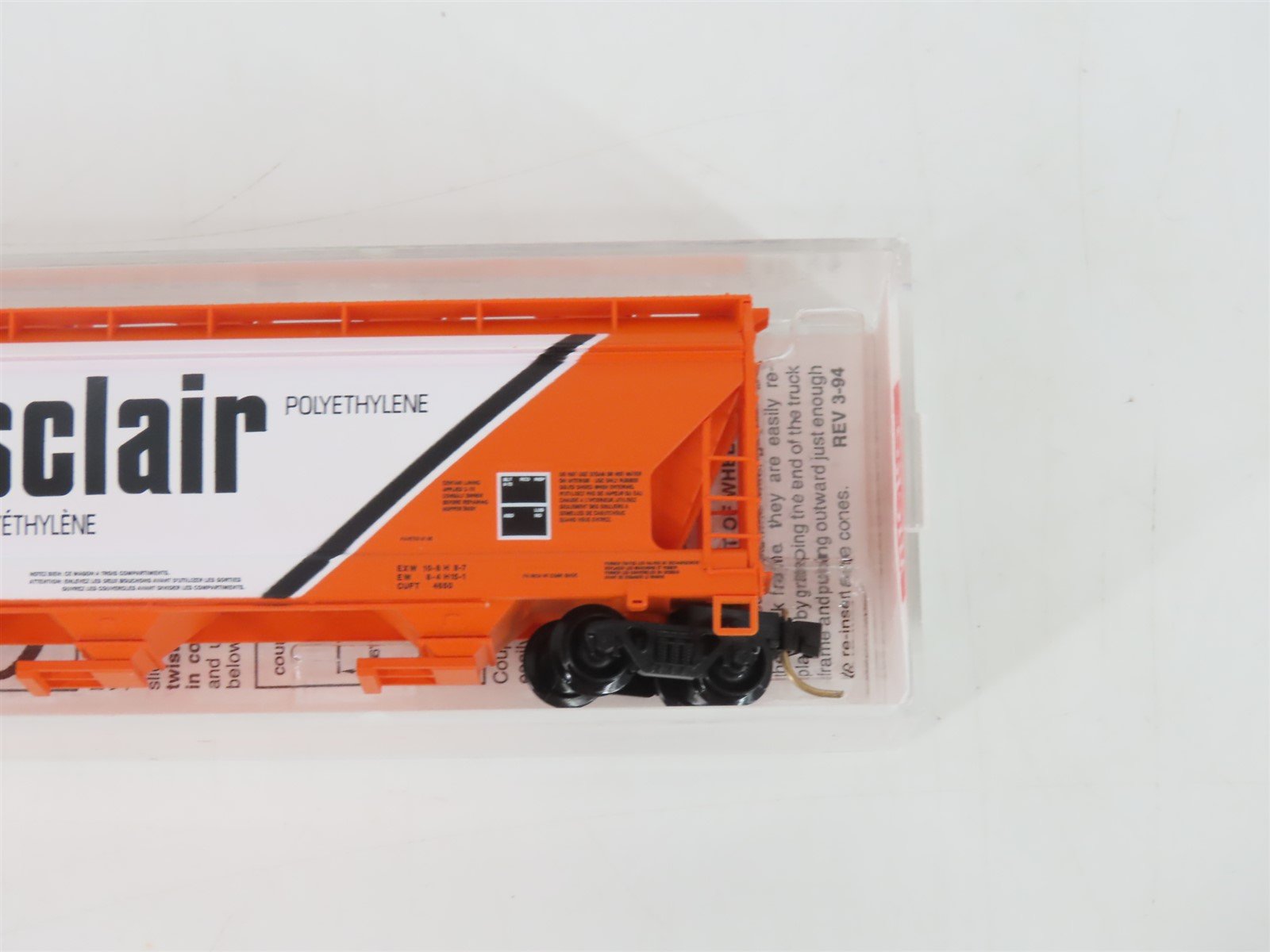 N Scale Micro-Trains MTL 93040 NCLX SCLAIR 3-Bay Centerflow Hopper #46542