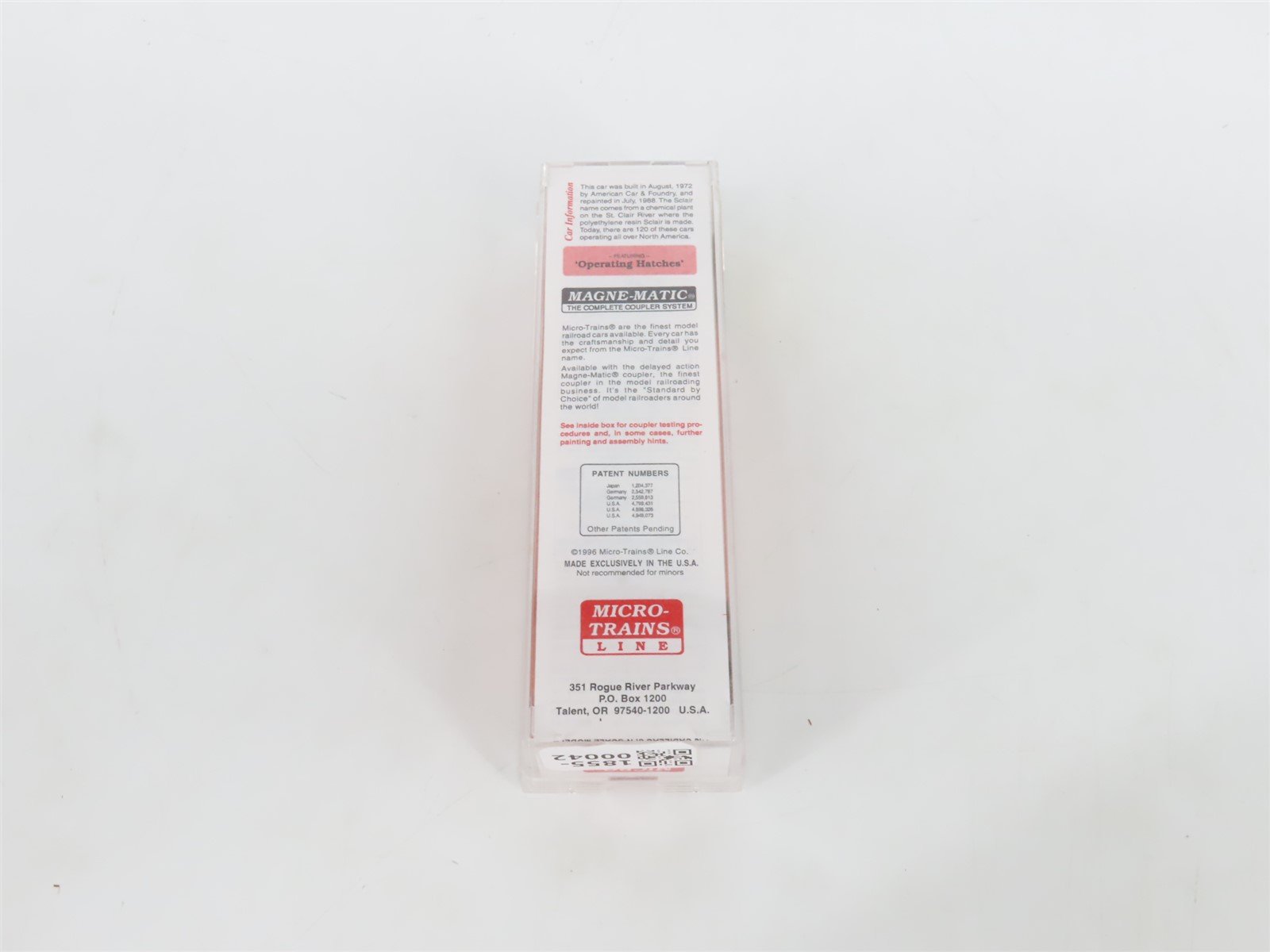 N Scale Micro-Trains MTL 93040 NCLX SCLAIR 3-Bay Centerflow Hopper #46542