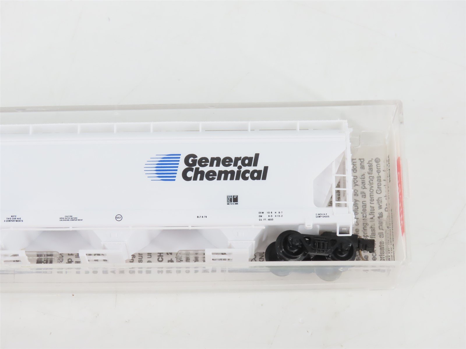 N Micro-Trains MTL 94020 GRPX General Chemical 3-Bay Centerflow Hopper #944569