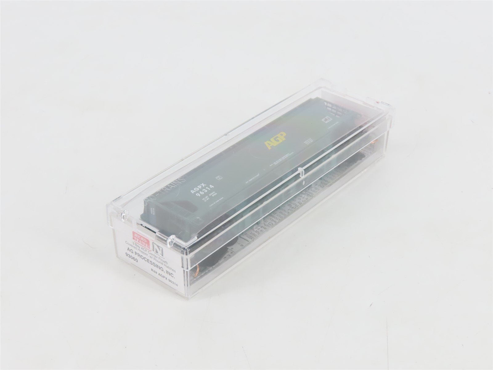 N Scale Micro-Trains MTL 93060 AGPX ACP Processing 3-Bay Centerflow Hopper 96314