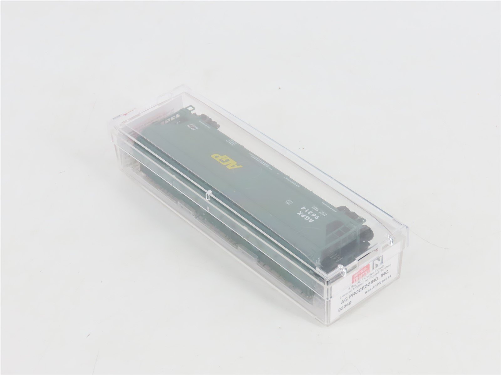 N Scale Micro-Trains MTL 93060 AGPX ACP Processing 3-Bay Centerflow Hopper 96314