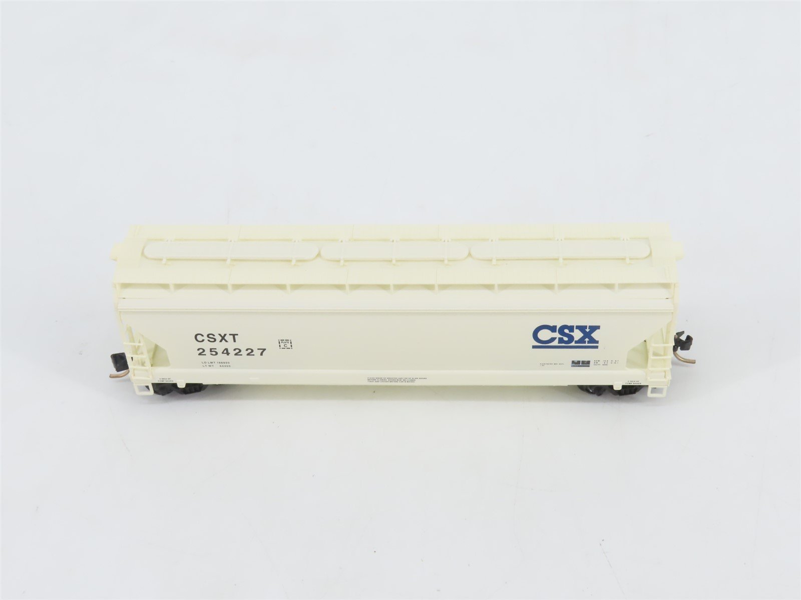 N Scale Micro-Trains MTL 94060 CSXT CSX 3-Bay Covered Centerflow Hopper #254227