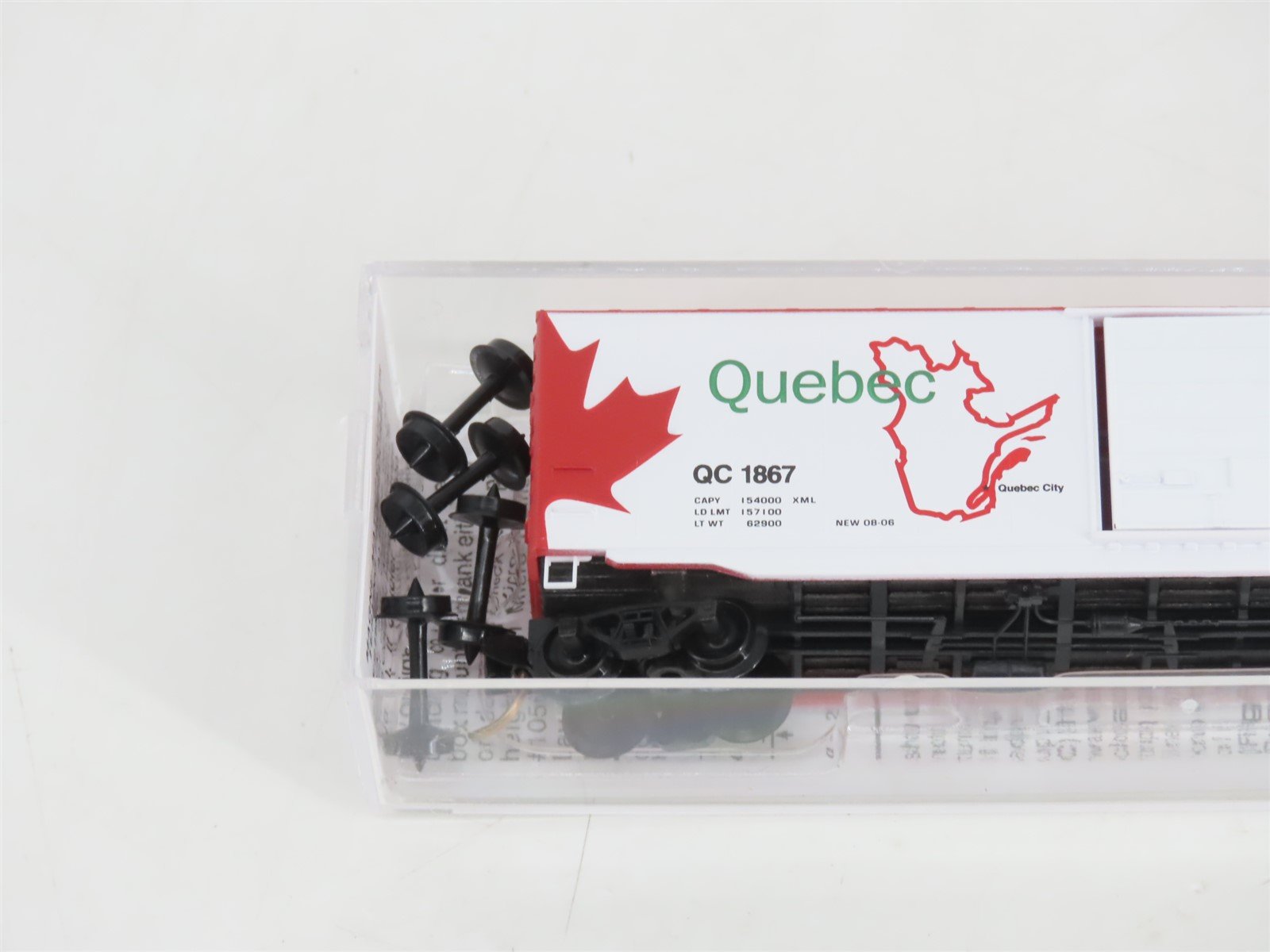 N Scale Micro-Trains MTL 07700152 QC Quebec Provincial 50' Box Car #1867