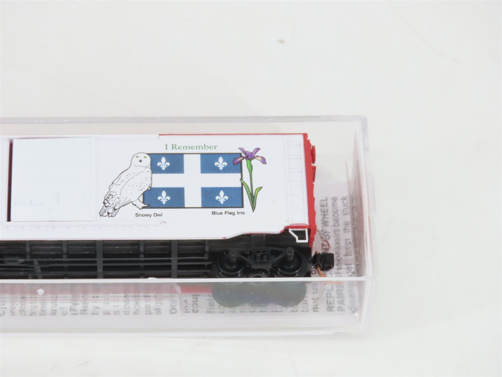 N Scale Micro-Trains MTL 07700152 QC Quebec Provincial 50' Box Car #1867