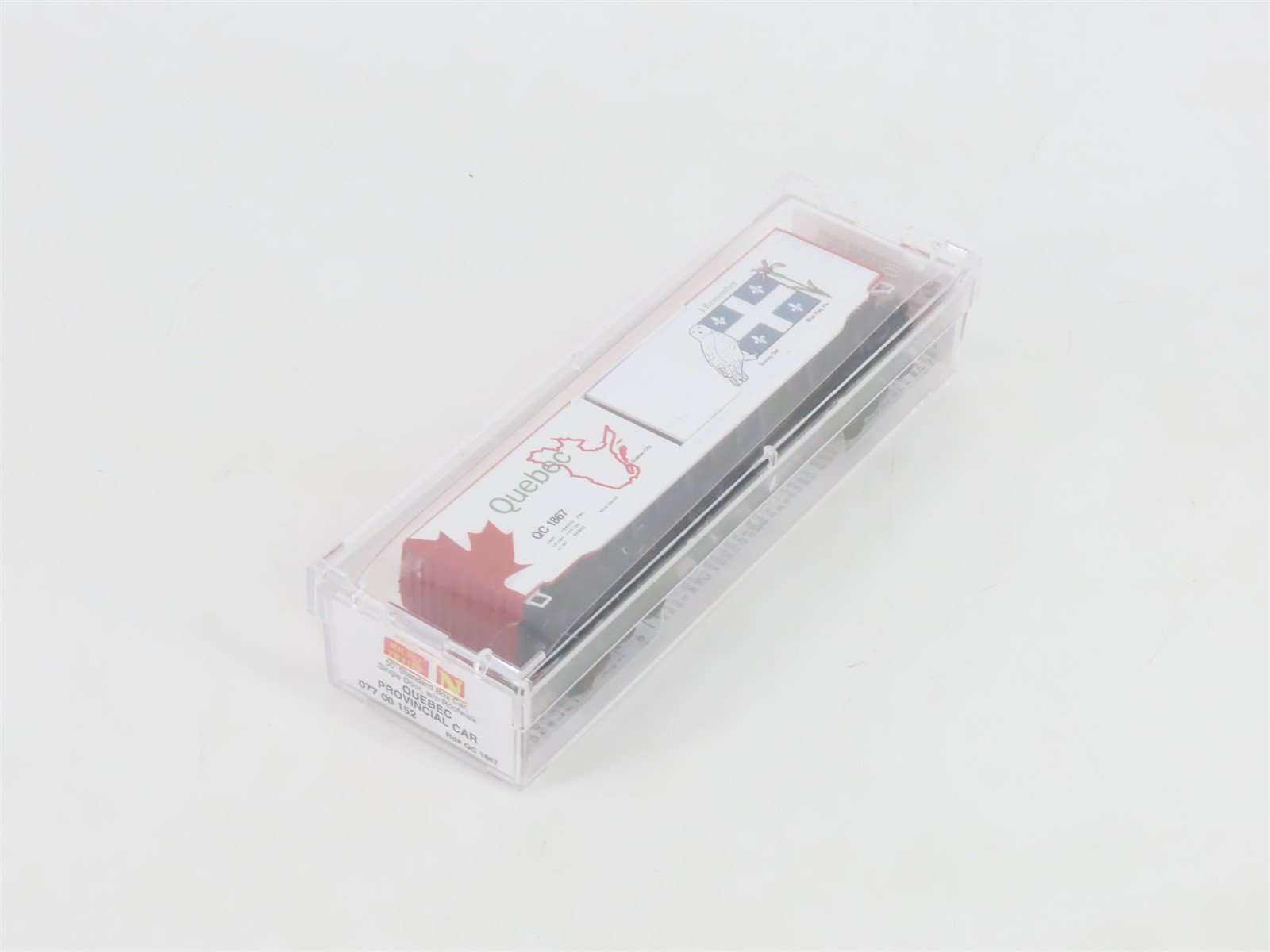 N Scale Micro-Trains MTL 07700152 QC Quebec Provincial 50' Box Car #1867