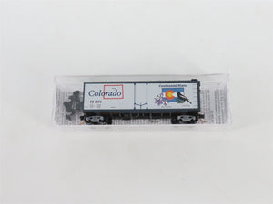 N Scale Micro-Trains MTL 02100400 CO Colorado State 40' Plug Door Box Car #1876
