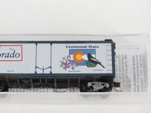 N Scale Micro-Trains MTL 02100400 CO Colorado State 40' Plug Door Box Car #1876