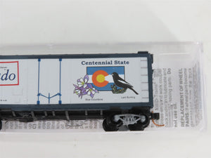 N Scale Micro-Trains MTL 02100400 CO Colorado State 40' Plug Door Box Car #1876