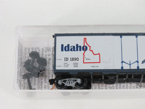 N Scale Micro-Trains MTL 02100398 ID Iowa State 40' Plug Door Box Car #1890