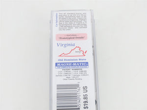 N Scale Micro-Trains MTL 02100406 VA Virginia State 40' Plug Door Box Car #1788