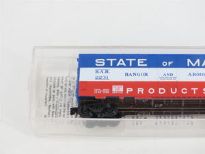 N Scale Micro-Trains MTL 21020 BAR State Of Maine 40' Plug Door Box Car #2231
