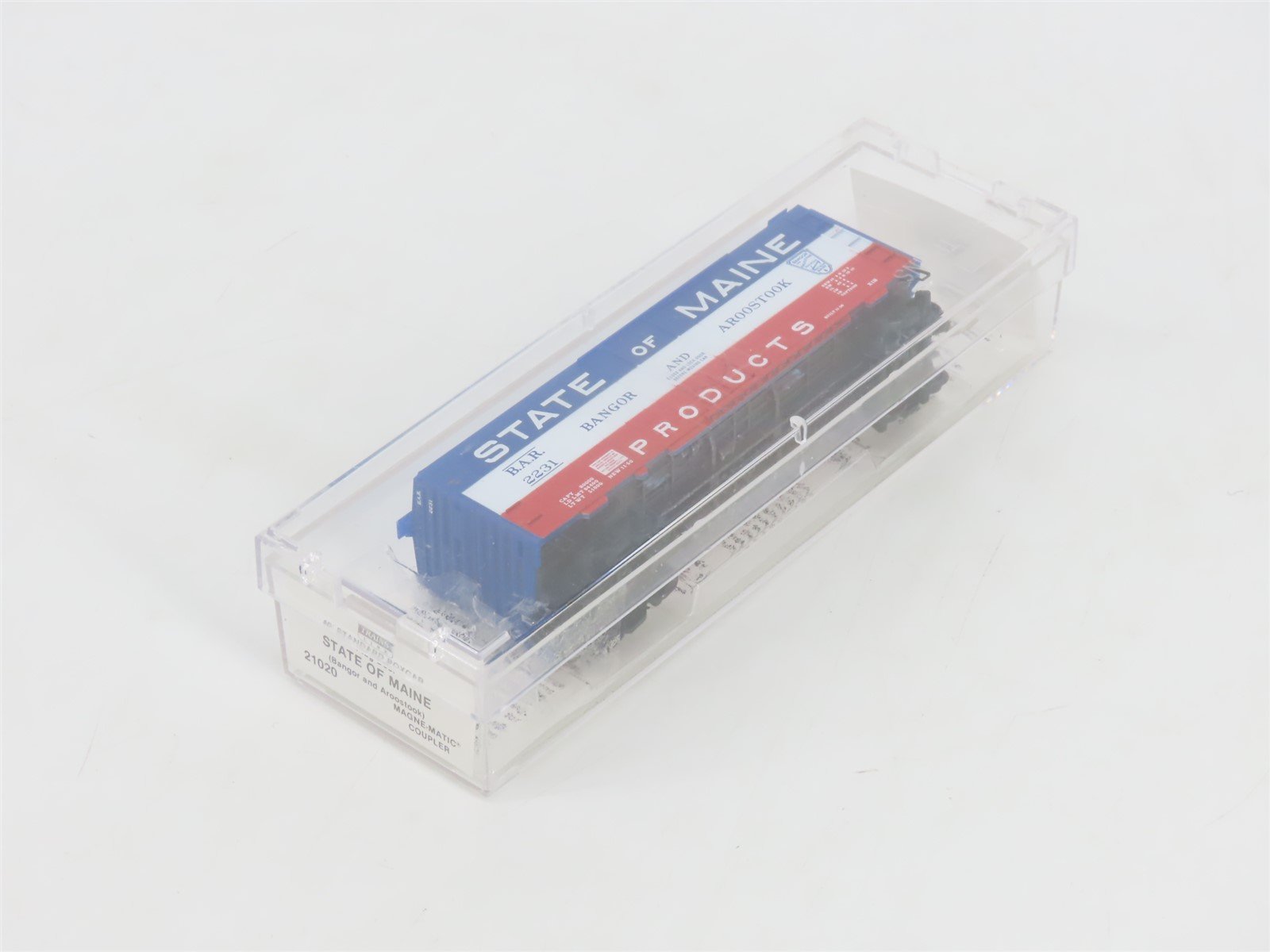N Scale Micro-Trains MTL 21020 BAR State Of Maine 40' Plug Door Box Car #2231