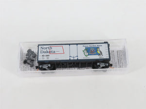 N Micro-Trains MTL 02100405 ND North Dakota State 40' Plug Door Box Car #1889