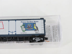 N Micro-Trains MTL 02100405 ND North Dakota State 40' Plug Door Box Car #1889