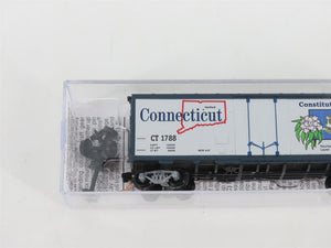N Micro-Trains MTL 02100412 CT Connecticut State 40' Plug Door Box Car #1788