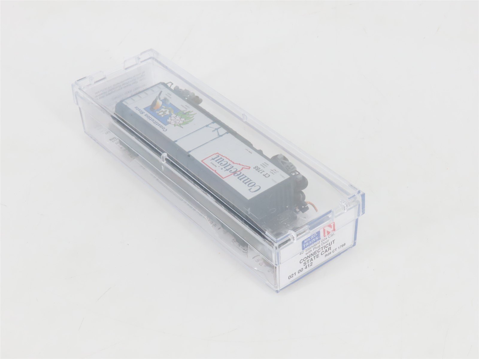 N Micro-Trains MTL 02100412 CT Connecticut State 40' Plug Door Box Car #1788
