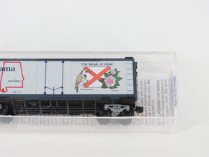 N Scale Micro-Trains MTL 21372 AL Alabama State 40' Plug Door Box Car #1819