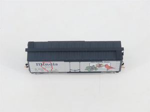 N Scale Micro-Trains MTL 21320 IL Illinois State 40' Plug Door Box Car #1818