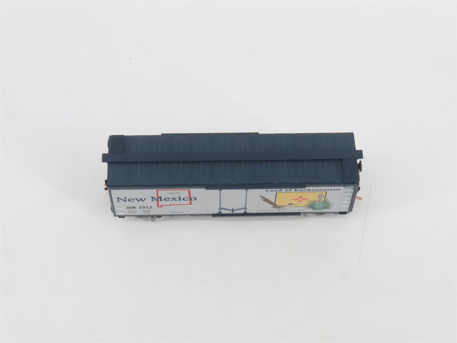 N Scale Micro-Trains MTL 21376 NM New Mexico State 40' Plug Door Box Car #1912