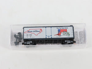 N Micro-Trains MTL 21350 NC North Carolina State 40' Plug Door Box Car #1789